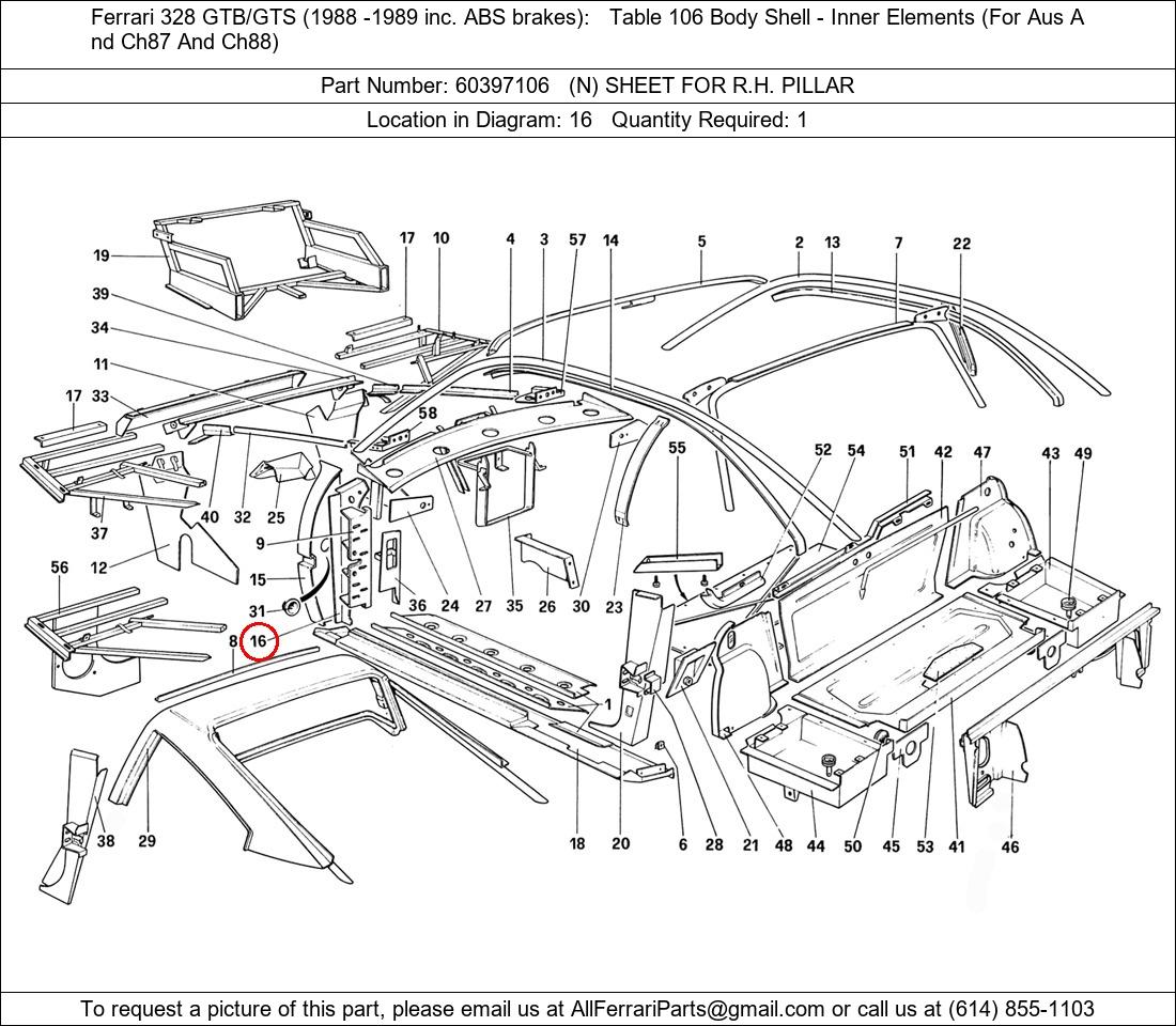 Ferrari Part 60397106