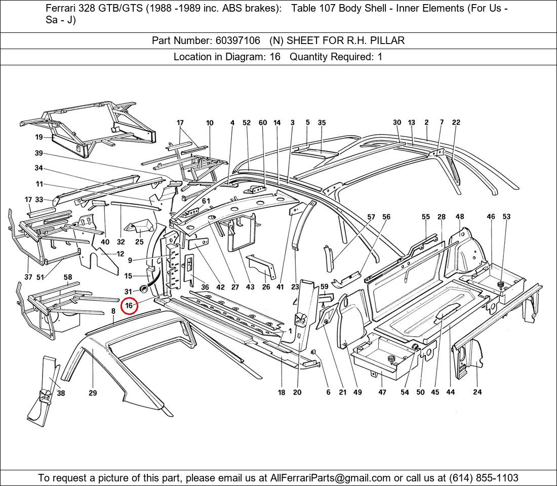 Ferrari Part 60397106