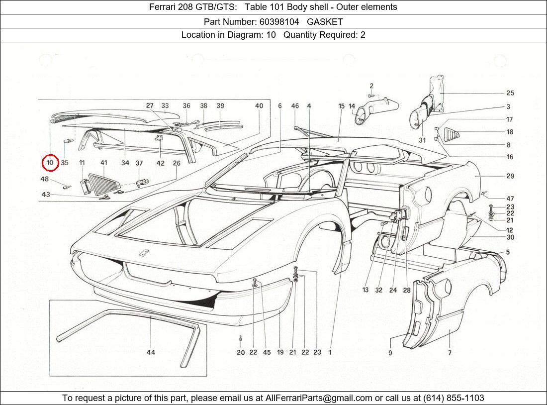 Ferrari Part 60398104