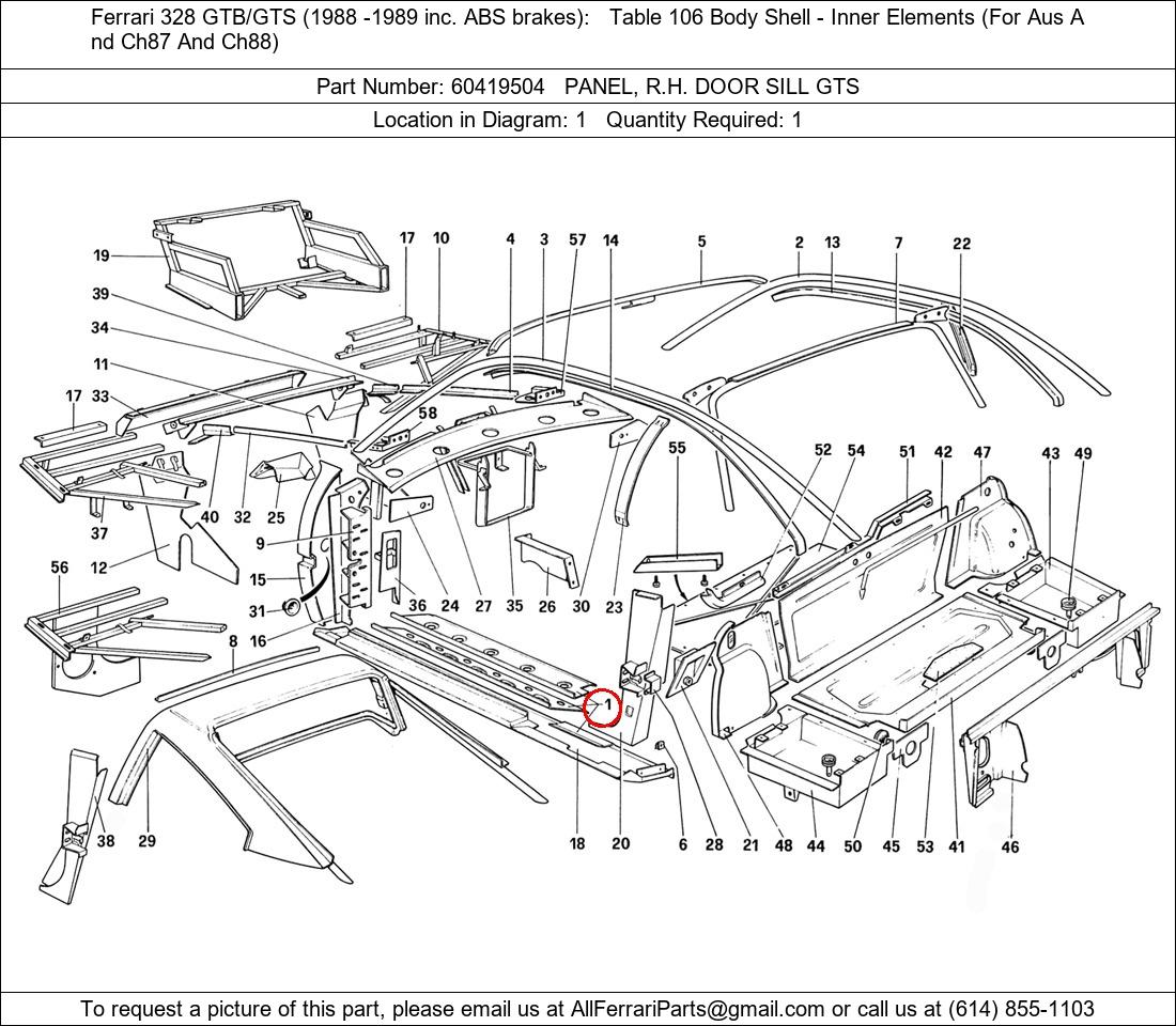 Ferrari Part 60419504