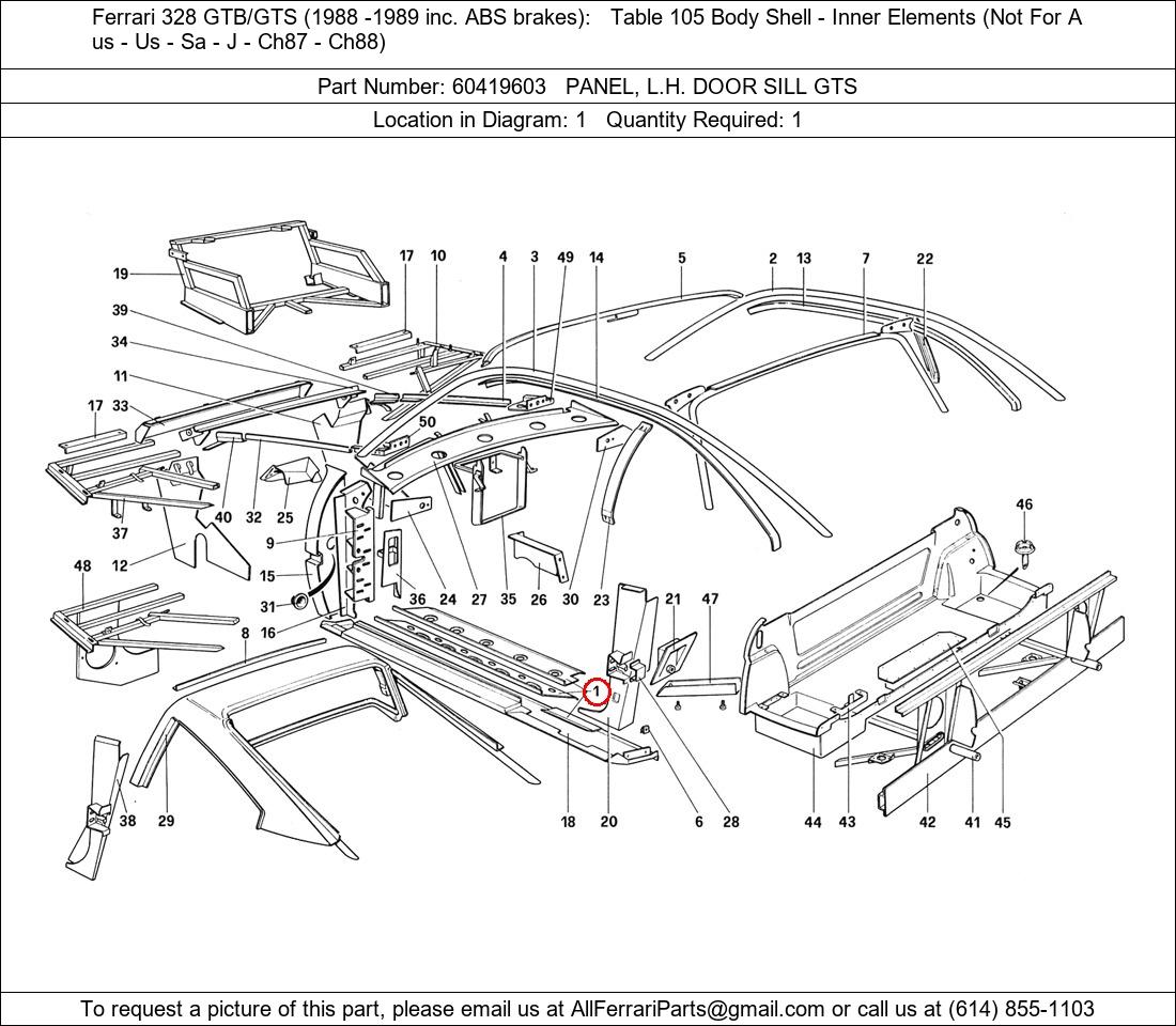 Ferrari Part 60419603