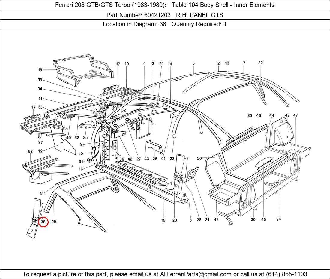 Ferrari Part 60421203