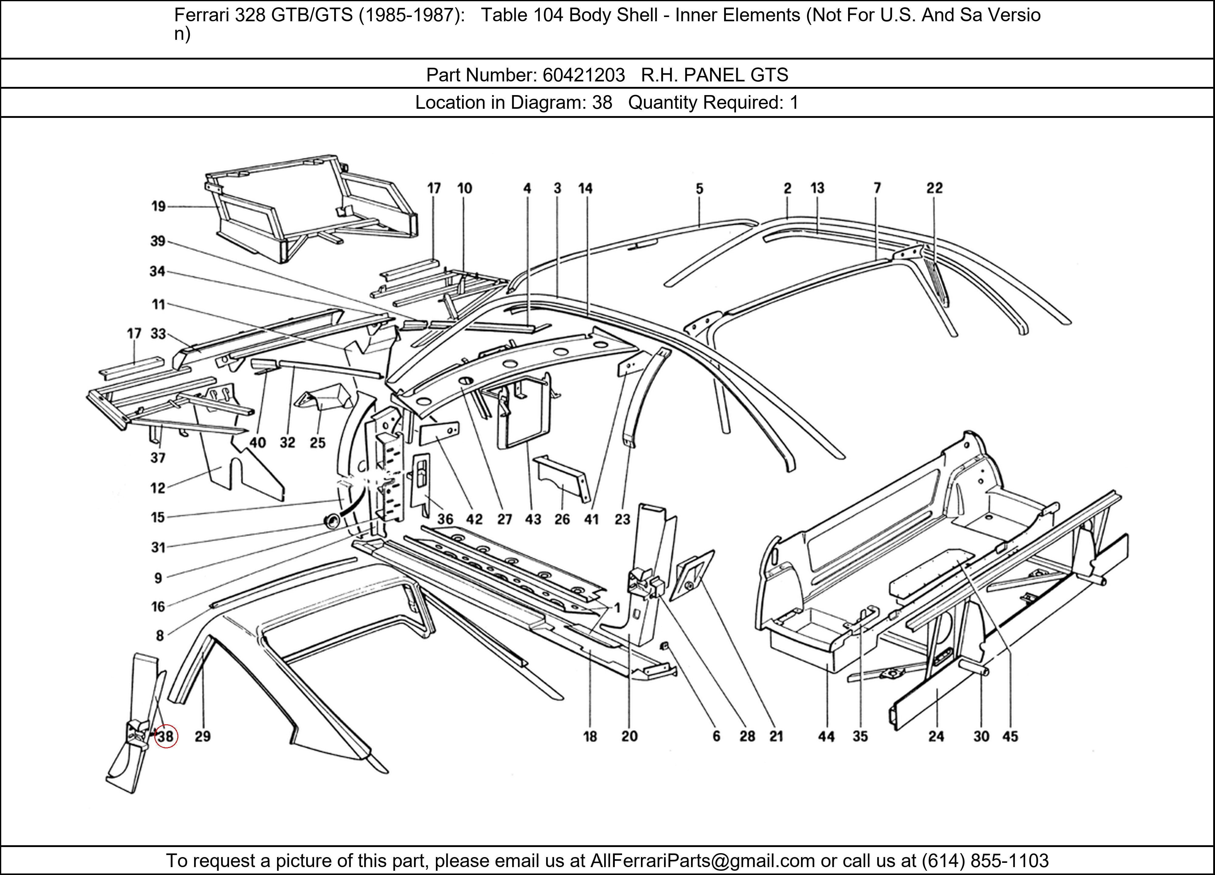 Ferrari Part 60421203