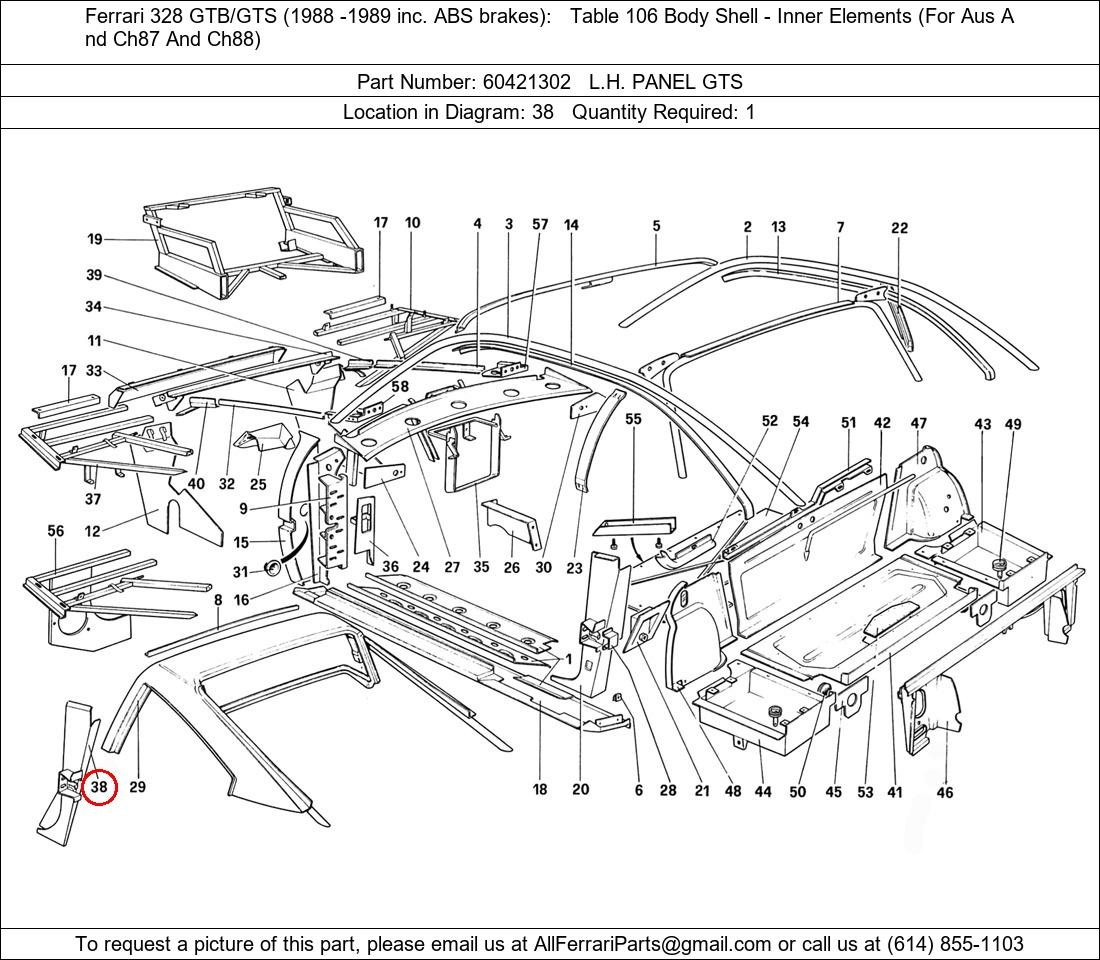 Ferrari Part 60421302