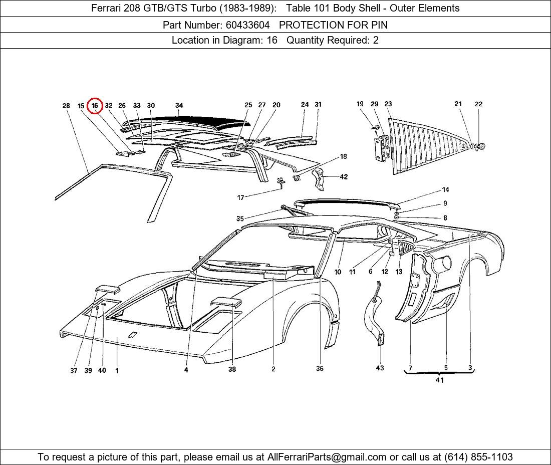 Ferrari Part 60433604