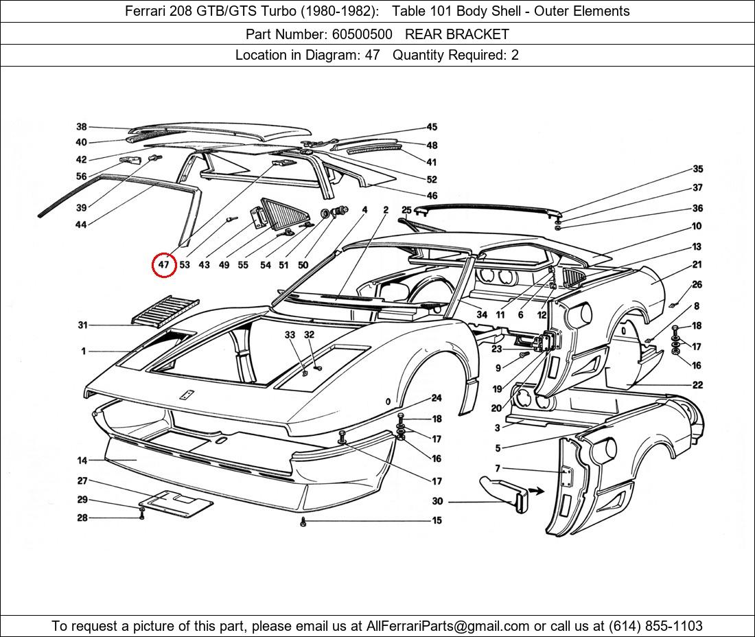 Ferrari Part 60500500