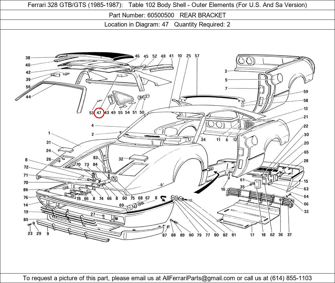 Ferrari Part 60500500