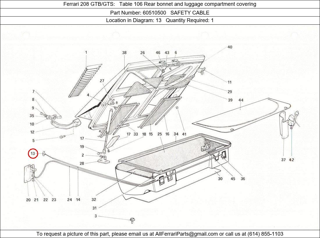 Ferrari Part 60510500