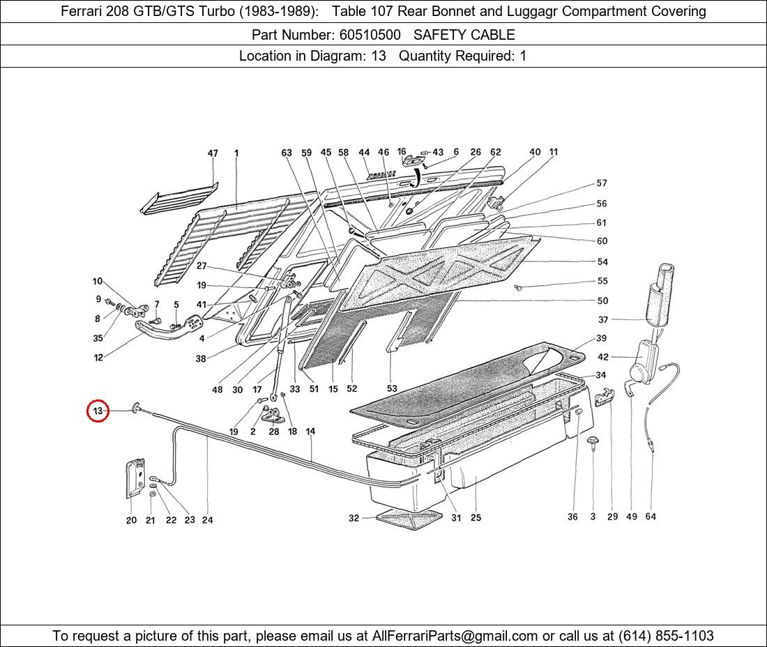 Ferrari Part 60510500