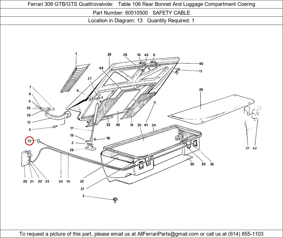 Ferrari Part 60510500