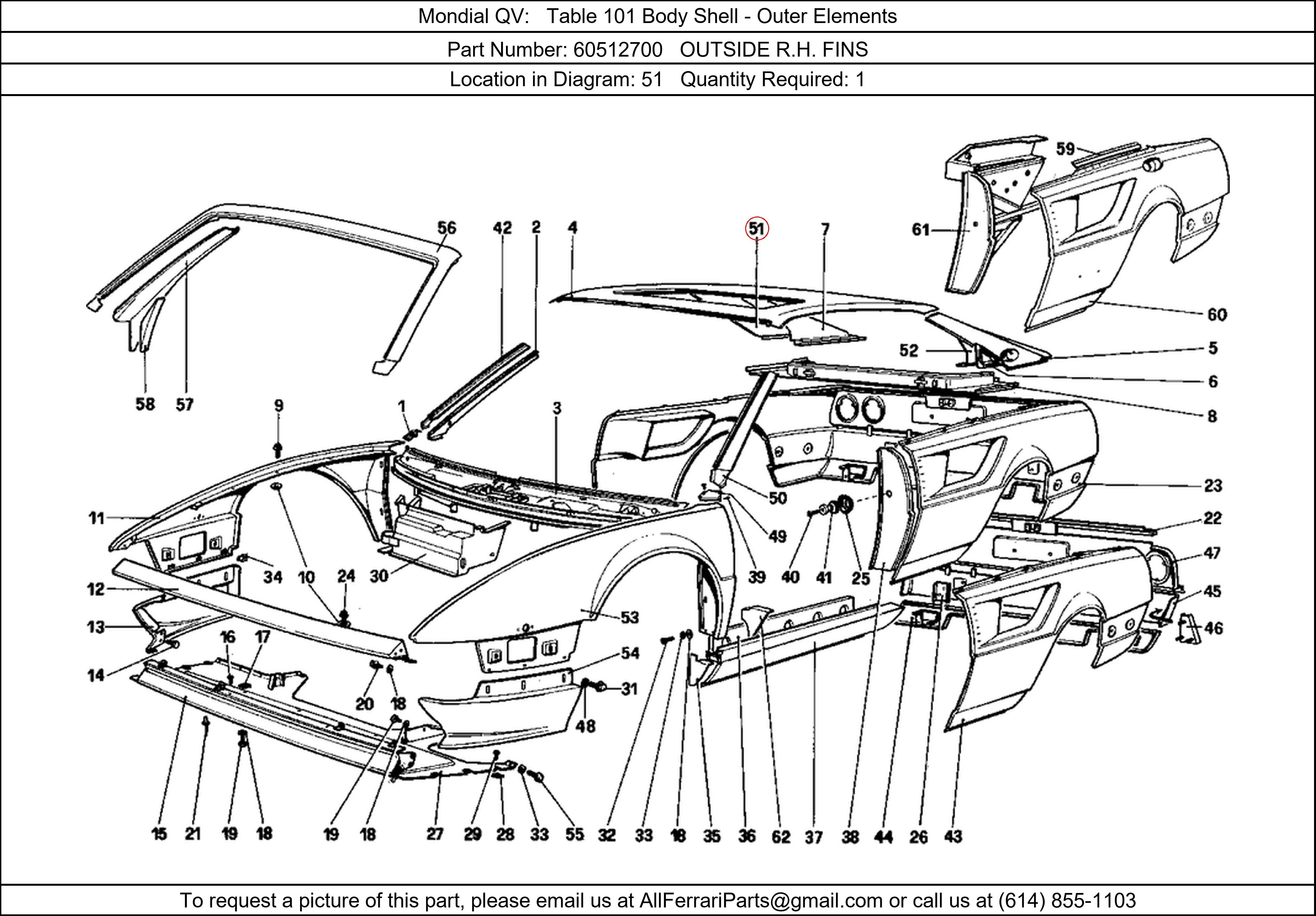 Ferrari Part 60512700