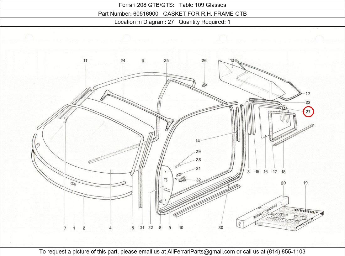 Ferrari Part 60516900