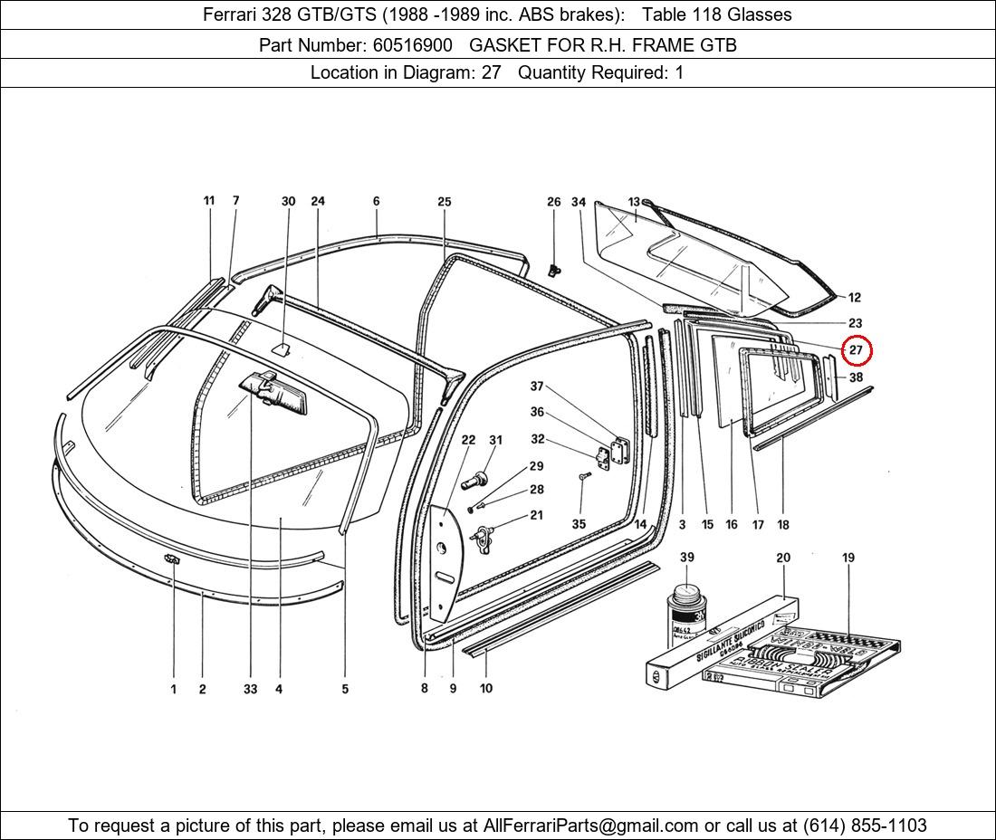 Ferrari Part 60516900