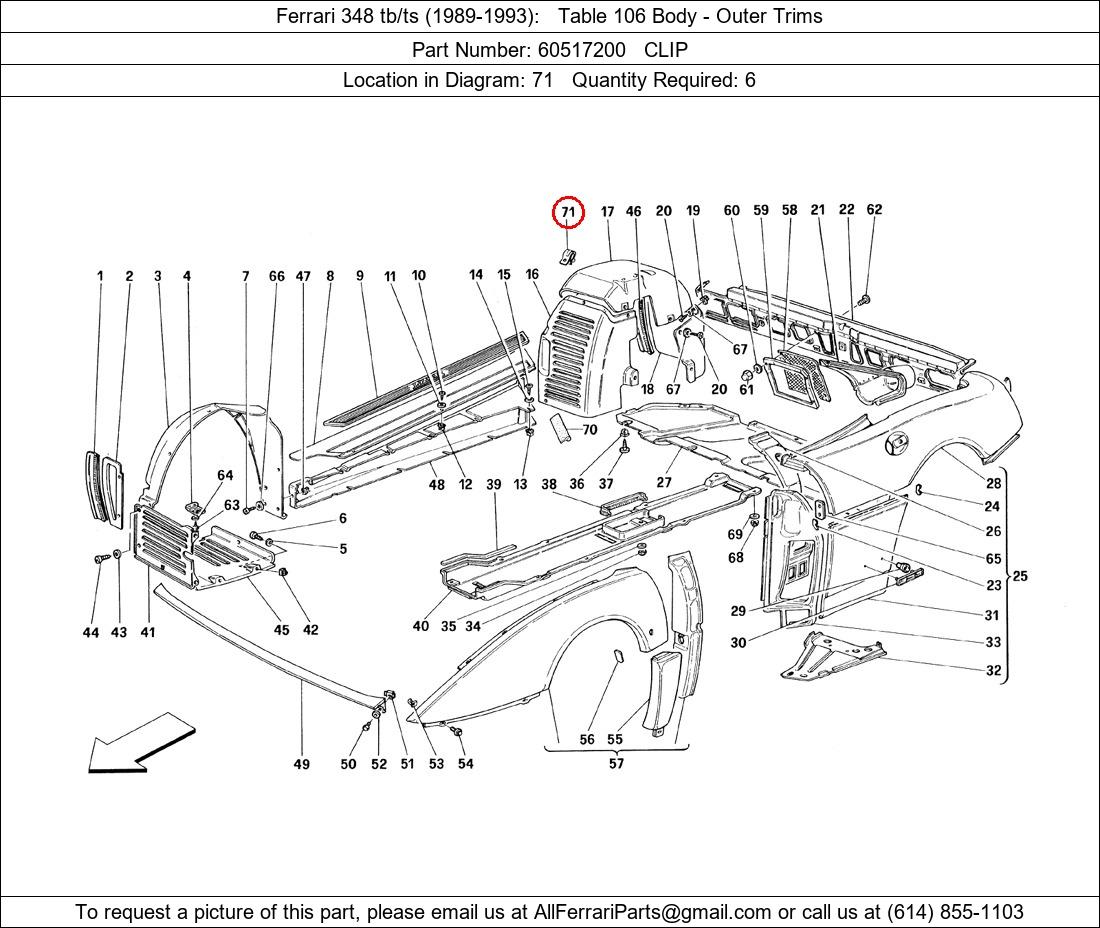 Ferrari Part 60517200