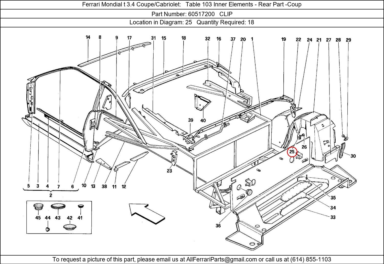 Ferrari Part 60517200