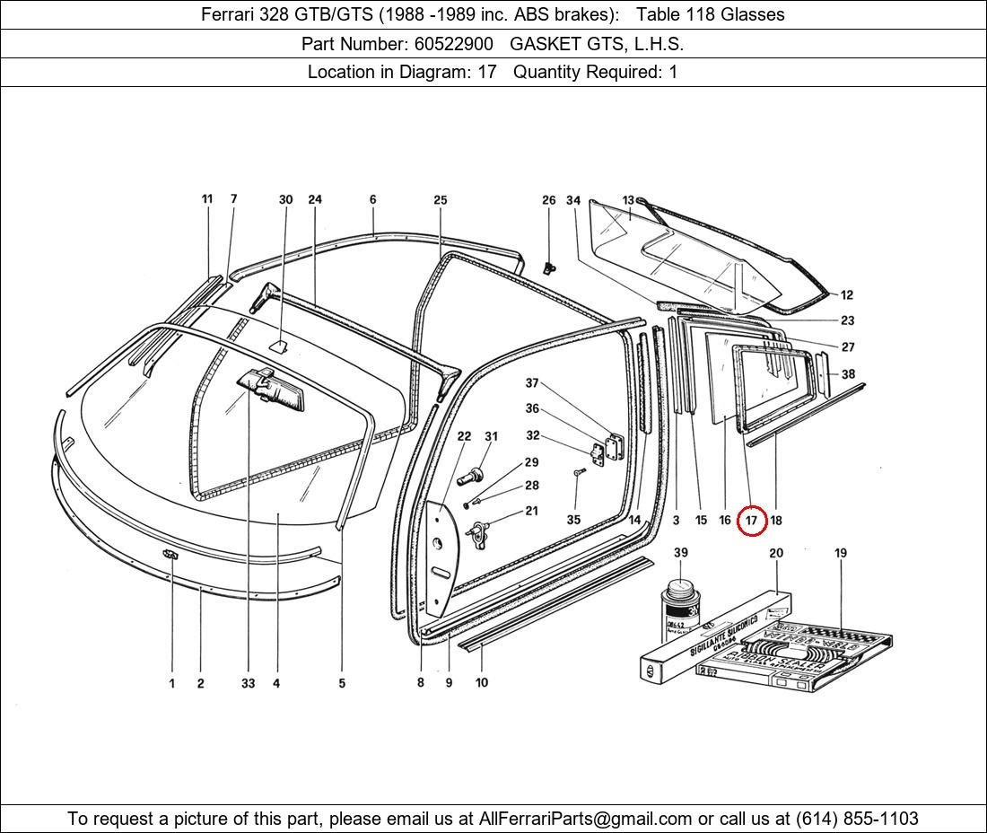 Ferrari Part 60522900