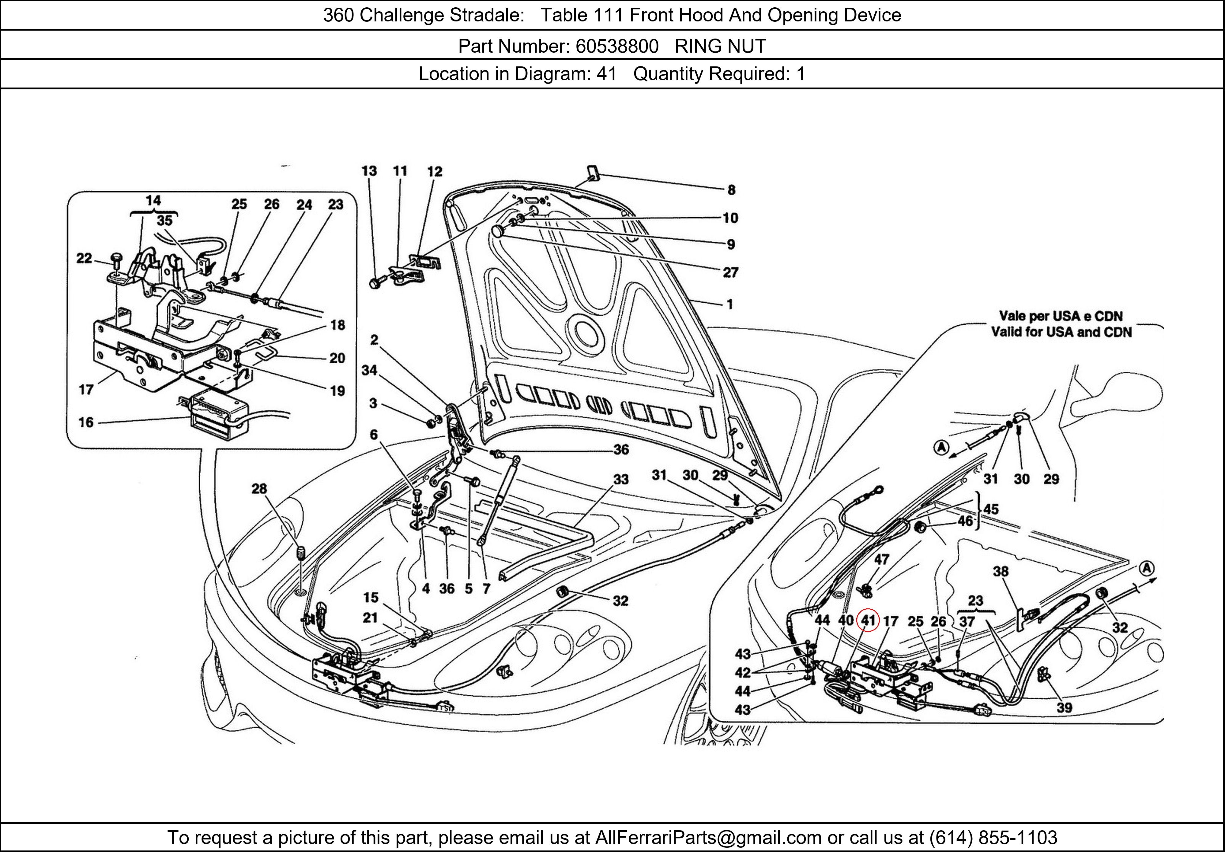 Ferrari Part 60538800