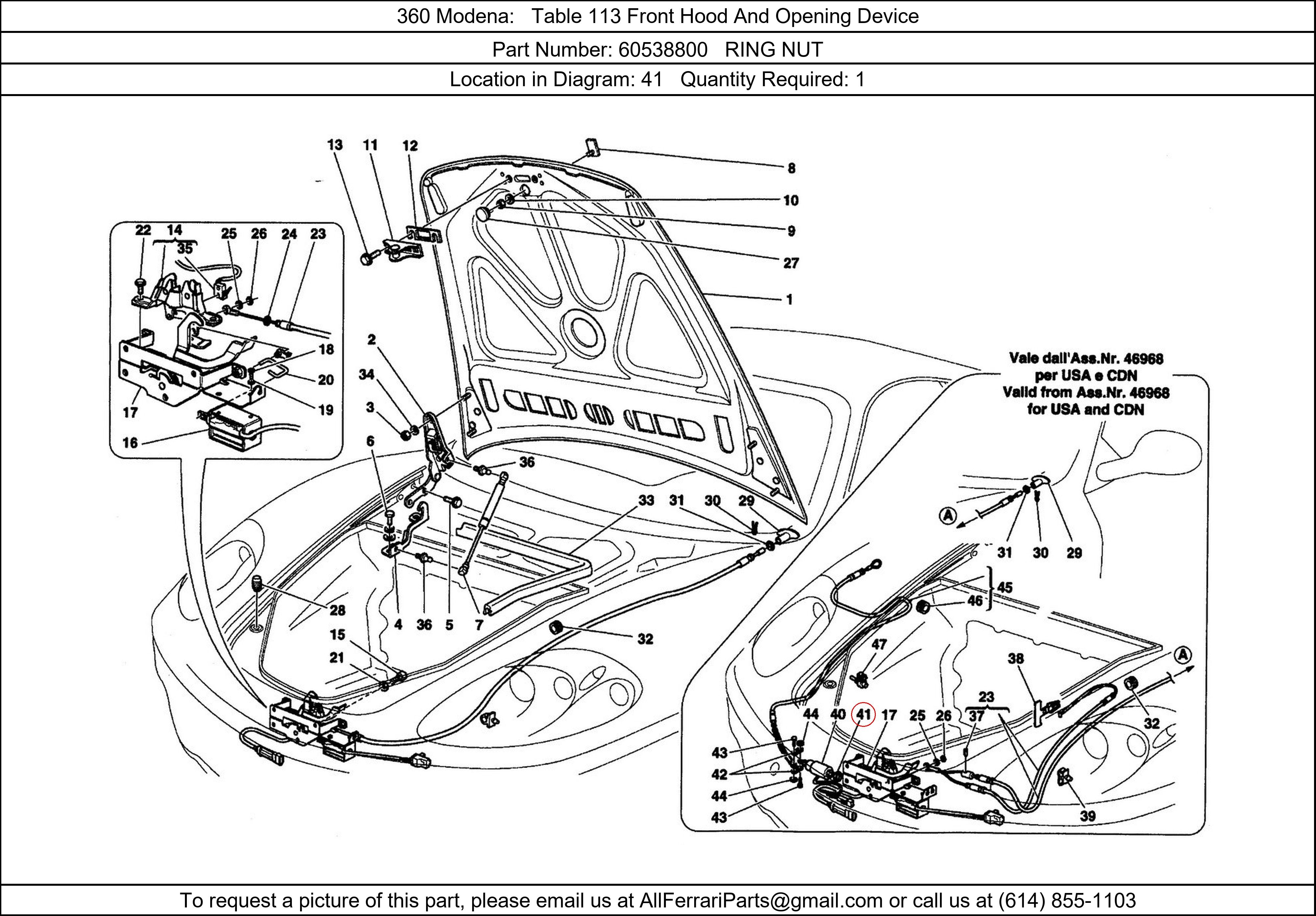 Ferrari Part 60538800