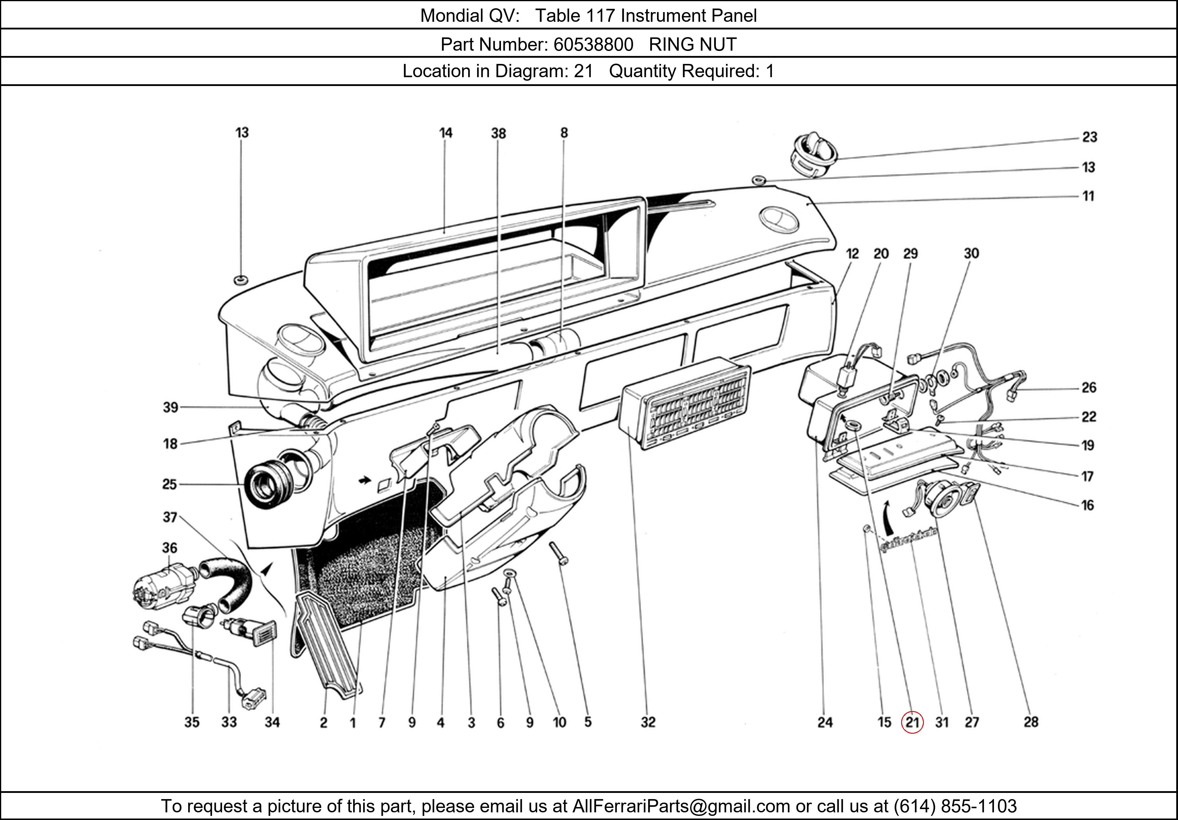 Ferrari Part 60538800