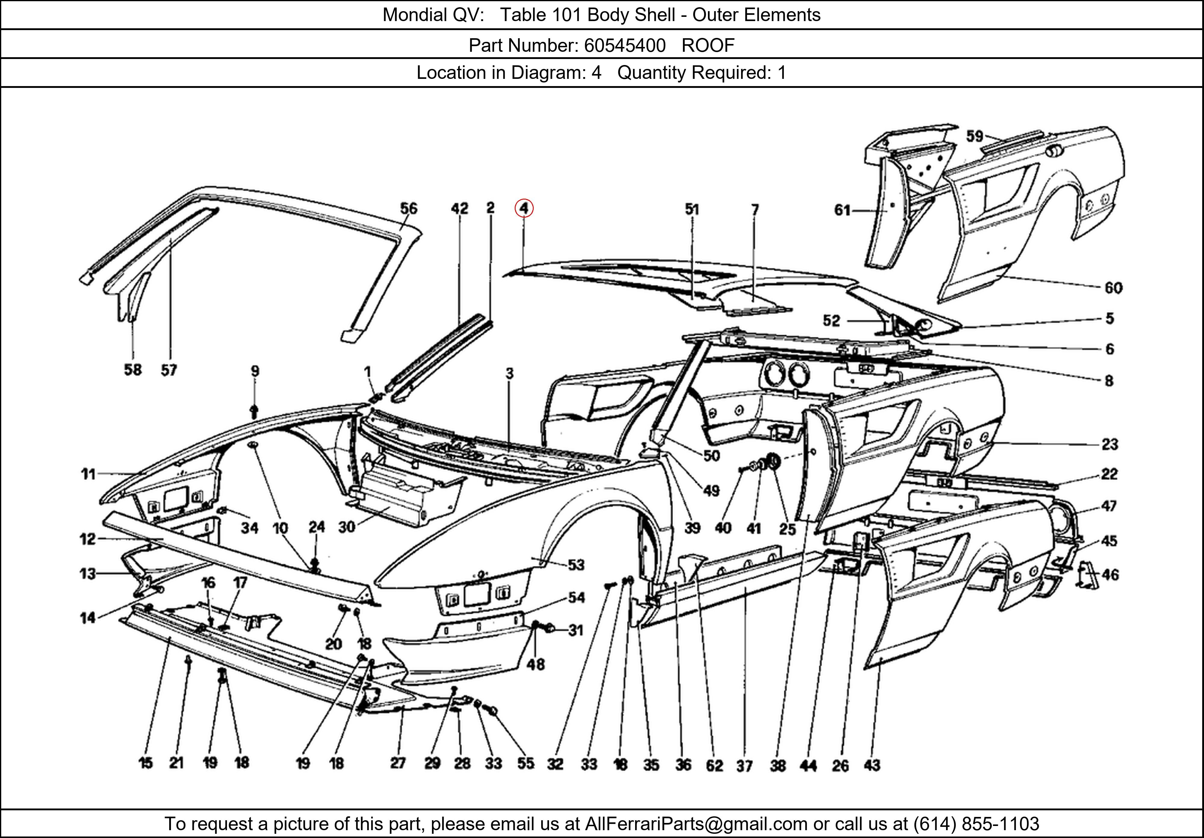 Ferrari Part 60545400