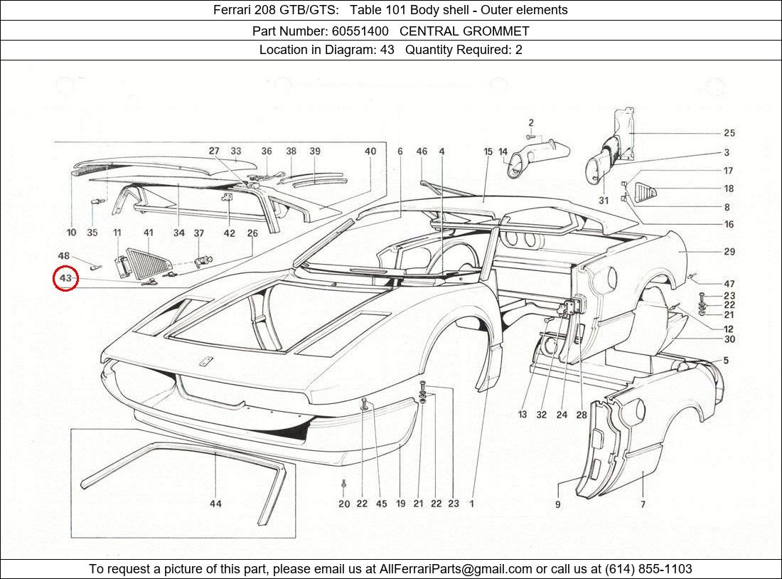 Ferrari Part 60551400