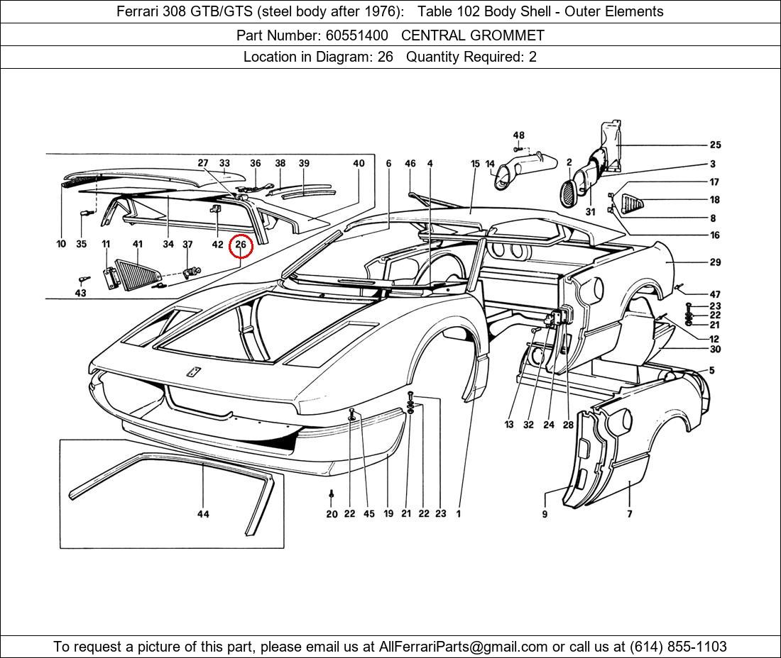 Ferrari Part 60551400