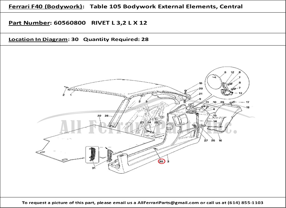 Ferrari Part 60560800