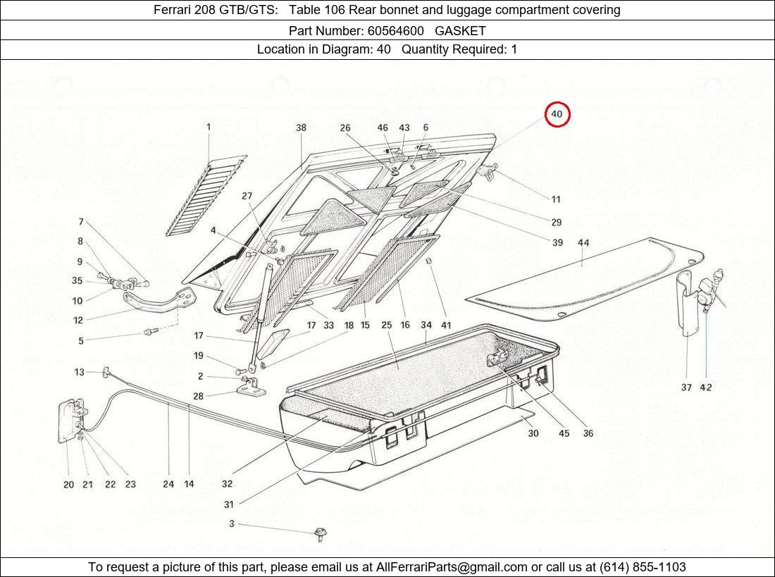 Ferrari Part 60564600