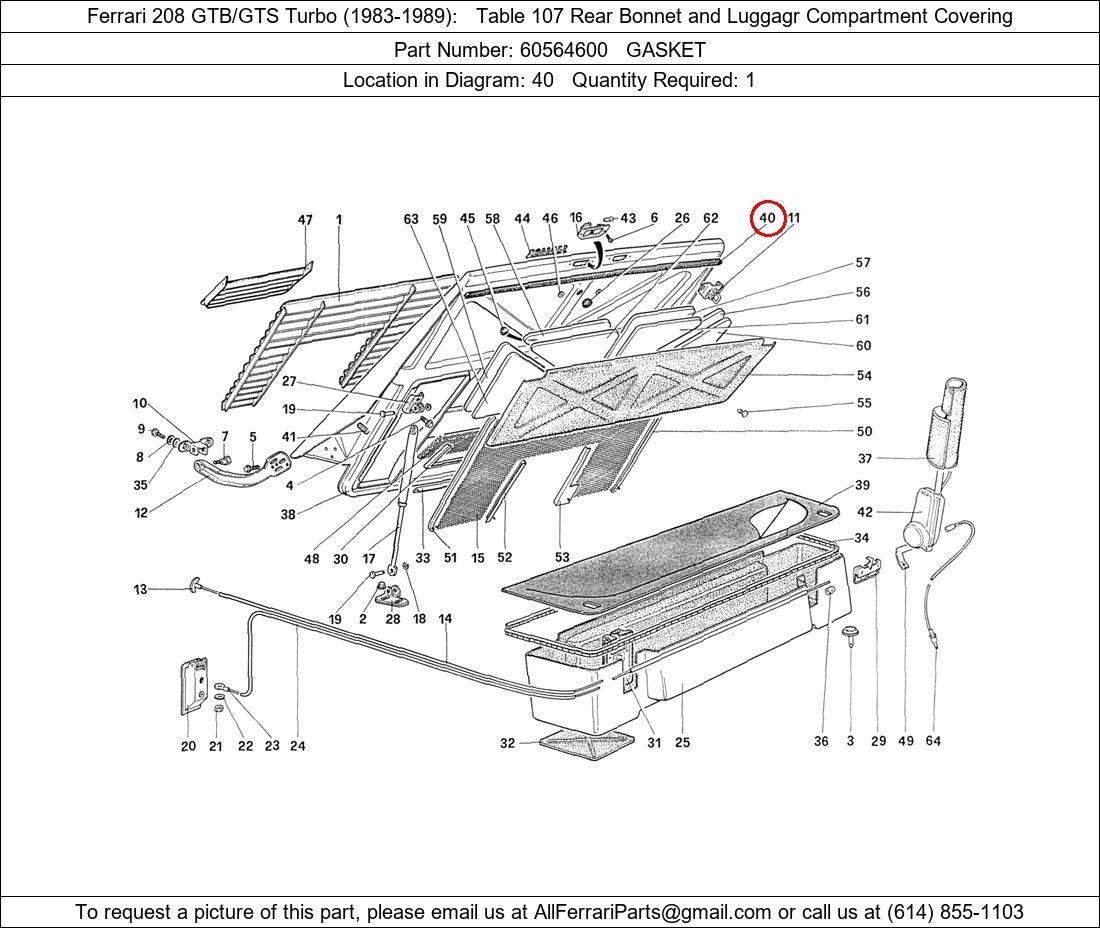 Ferrari Part 60564600