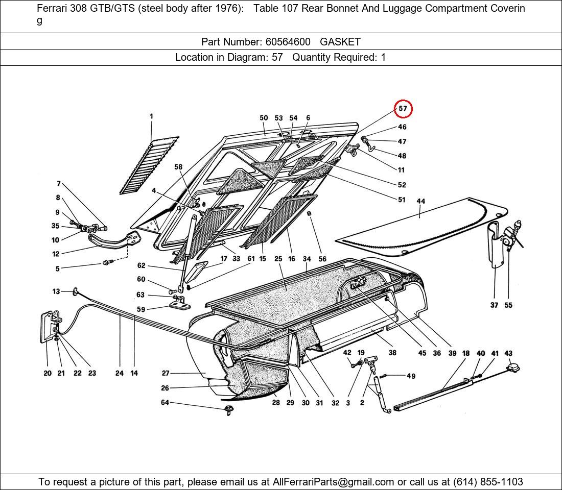 Ferrari Part 60564600