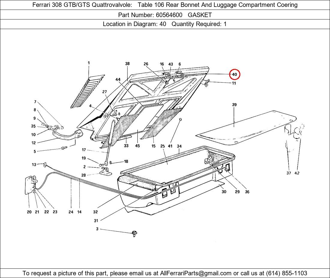 Ferrari Part 60564600