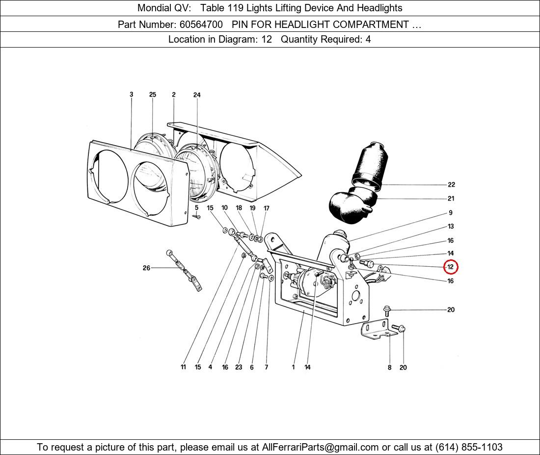 Ferrari Part 60564700