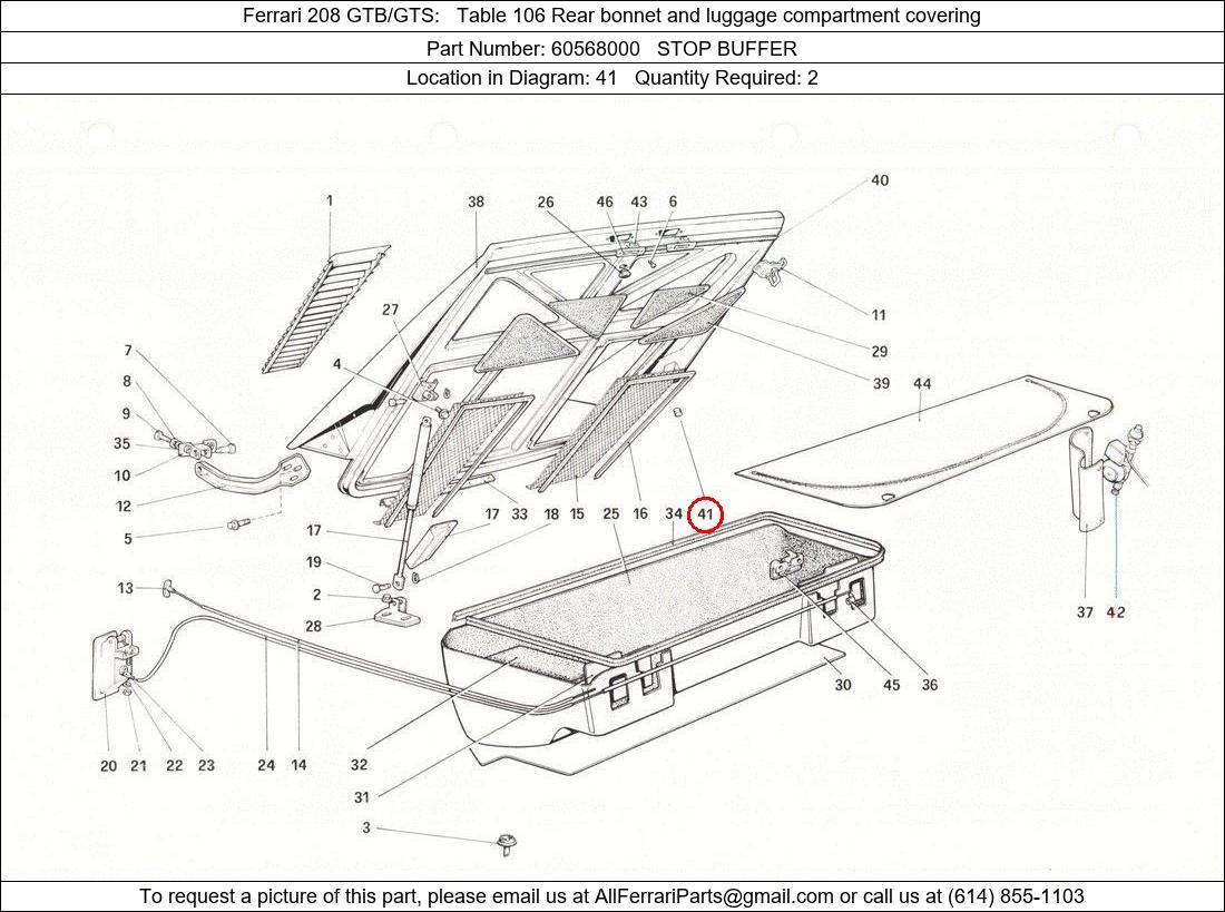 Ferrari Part 60568000