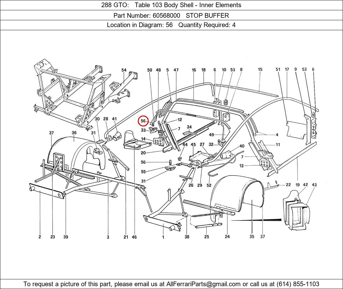 Ferrari Part 60568000