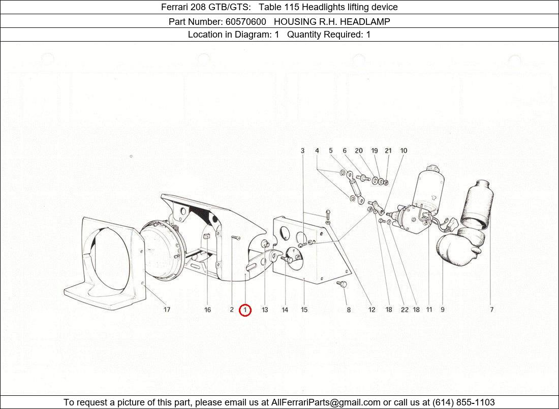 Ferrari Part 60570600