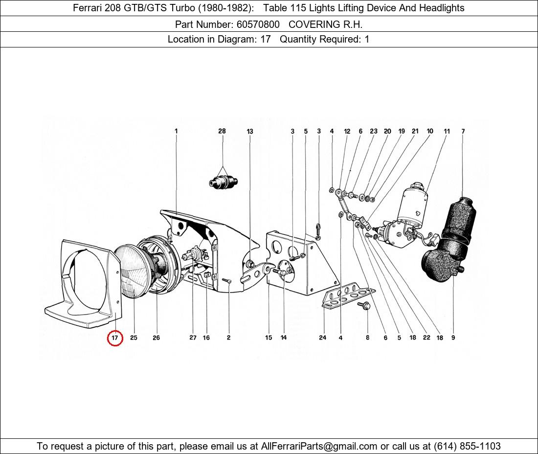 Ferrari Part 60570800