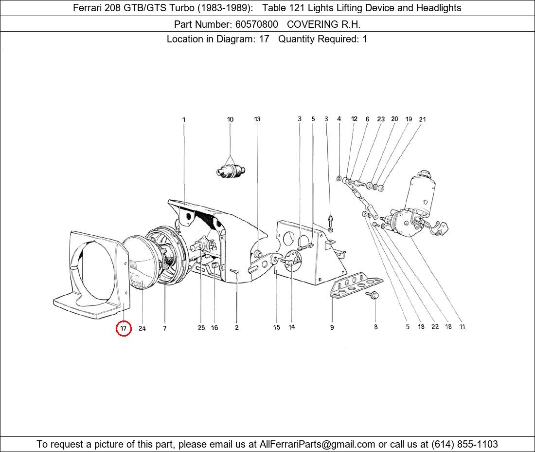 Ferrari Part 60570800