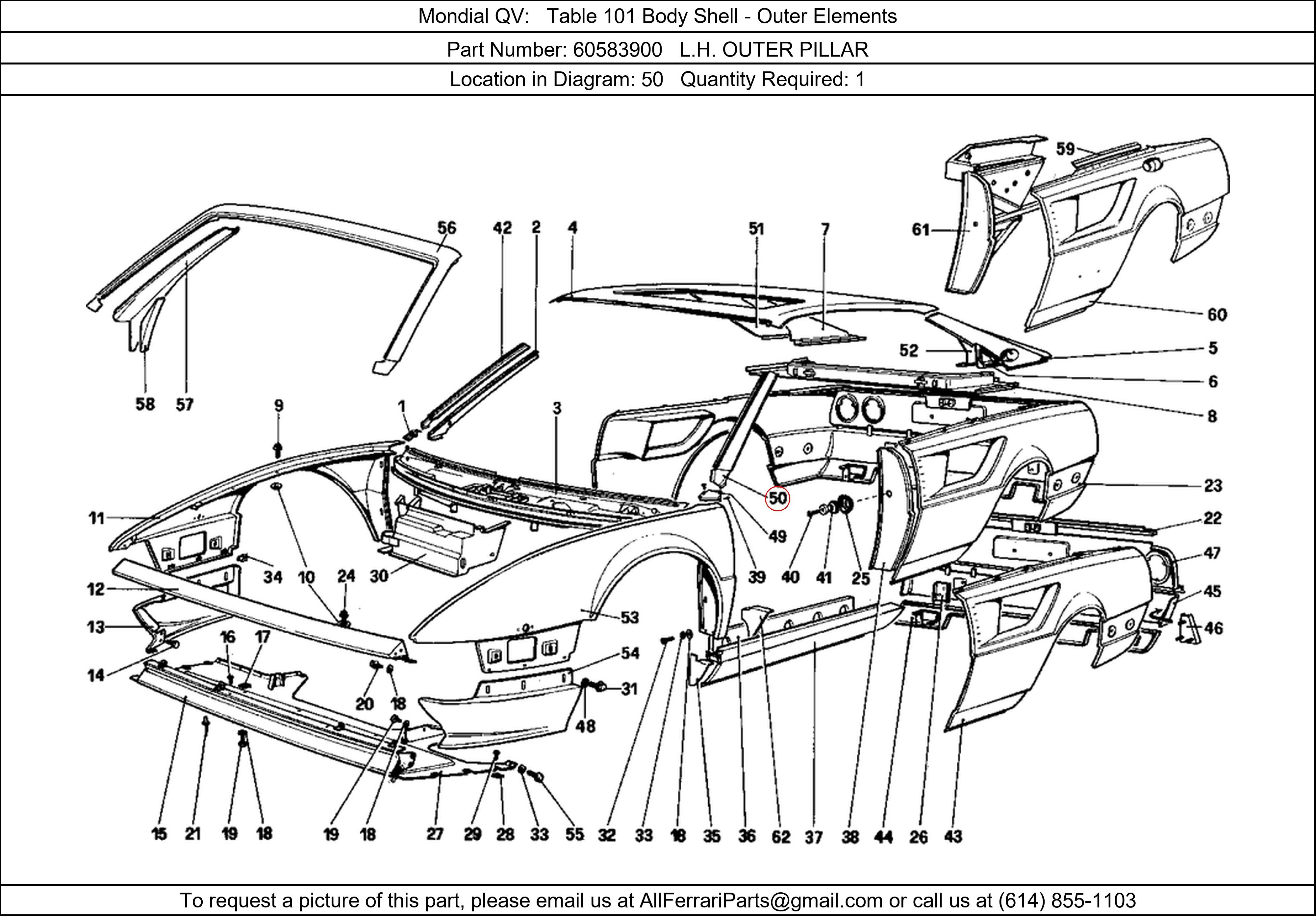 Ferrari Part 60583900