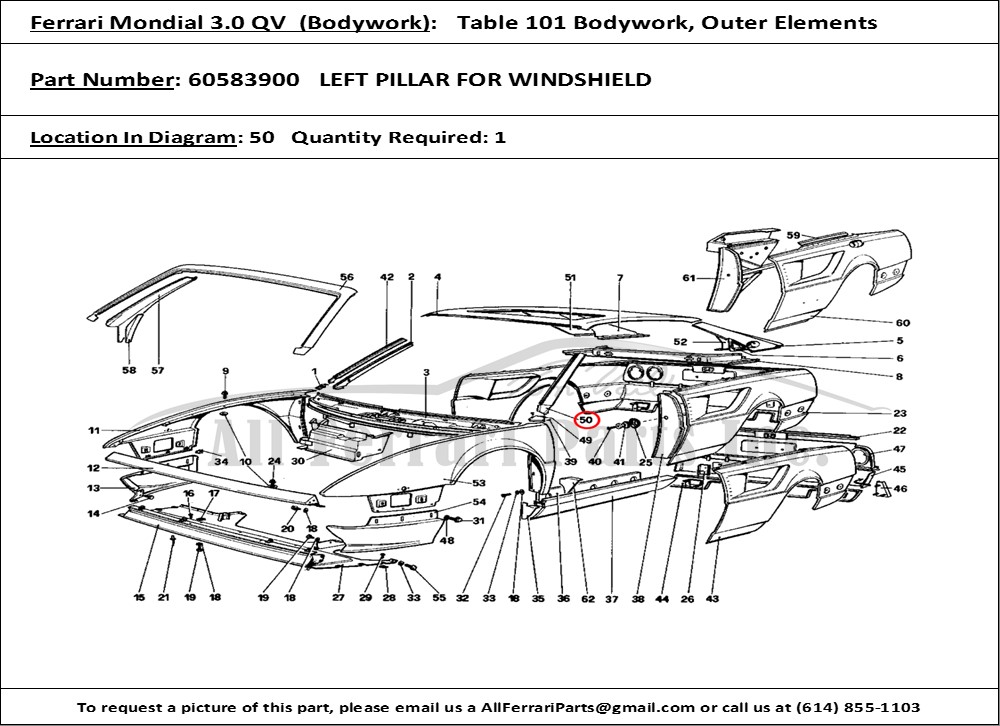 Ferrari Part 60583900