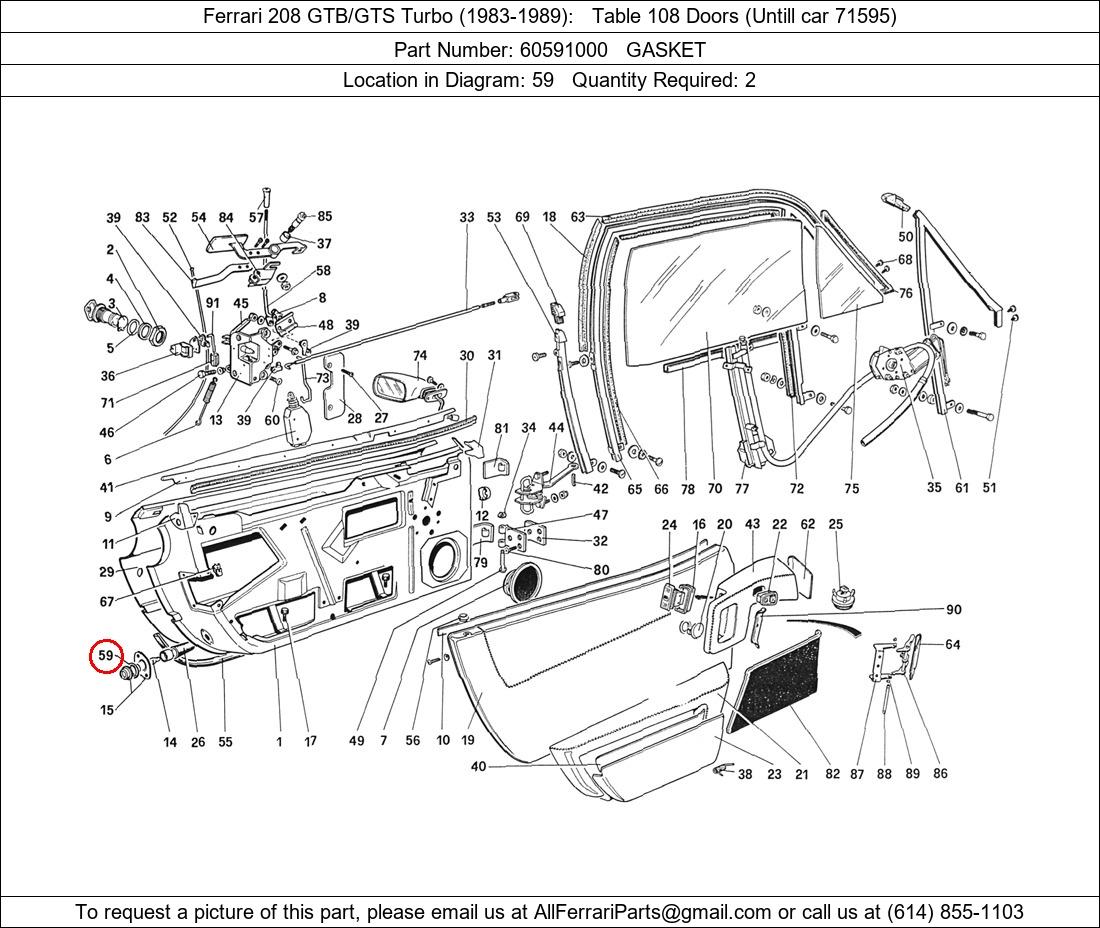 Ferrari Part 60591000