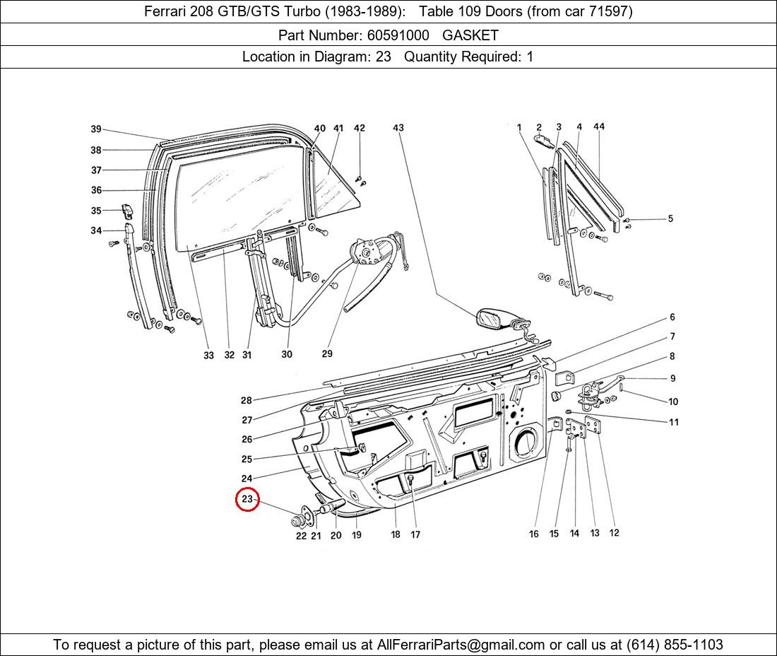 Ferrari Part 60591000