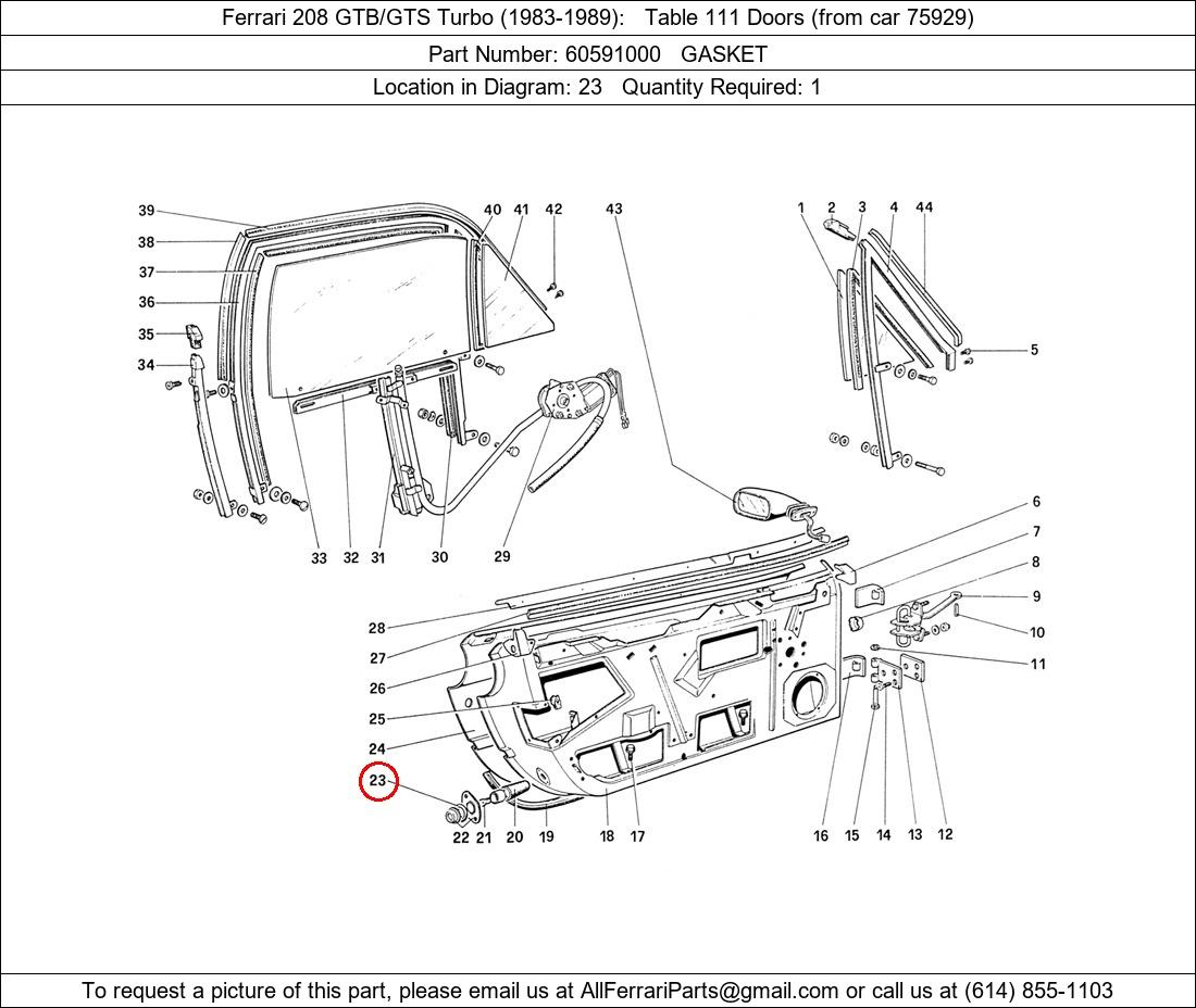 Ferrari Part 60591000