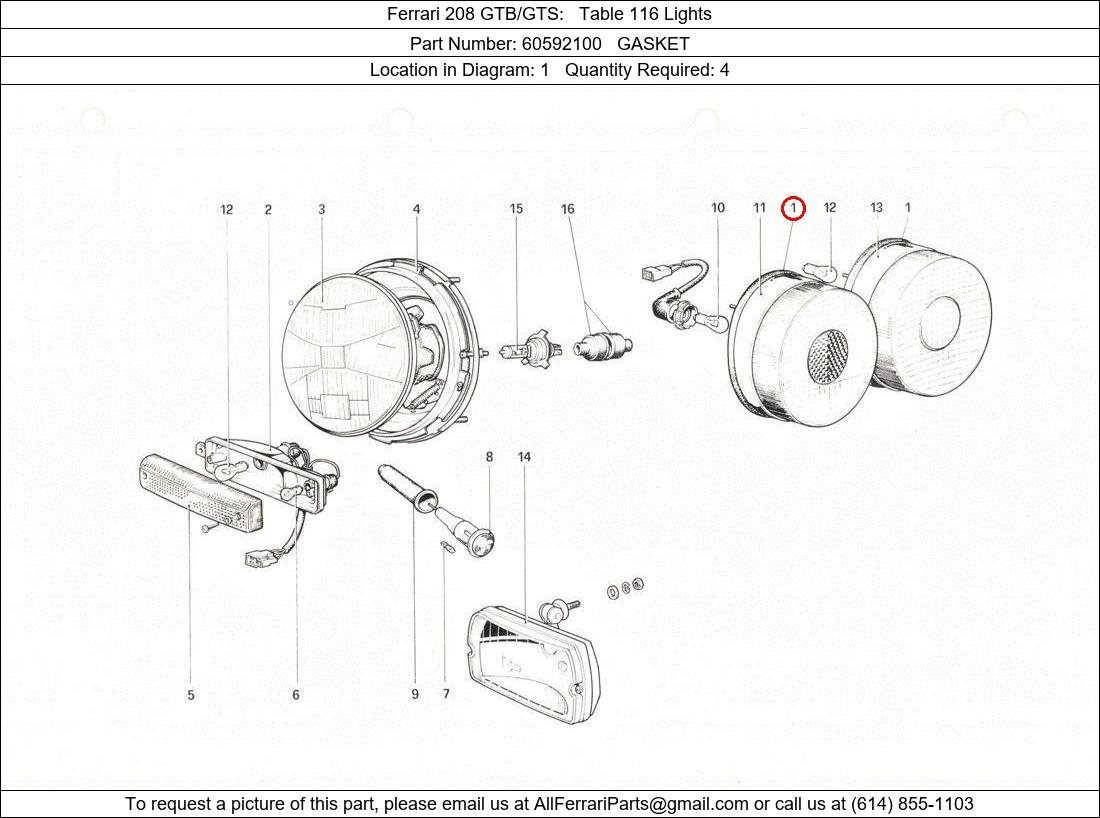 Ferrari Part 60592100