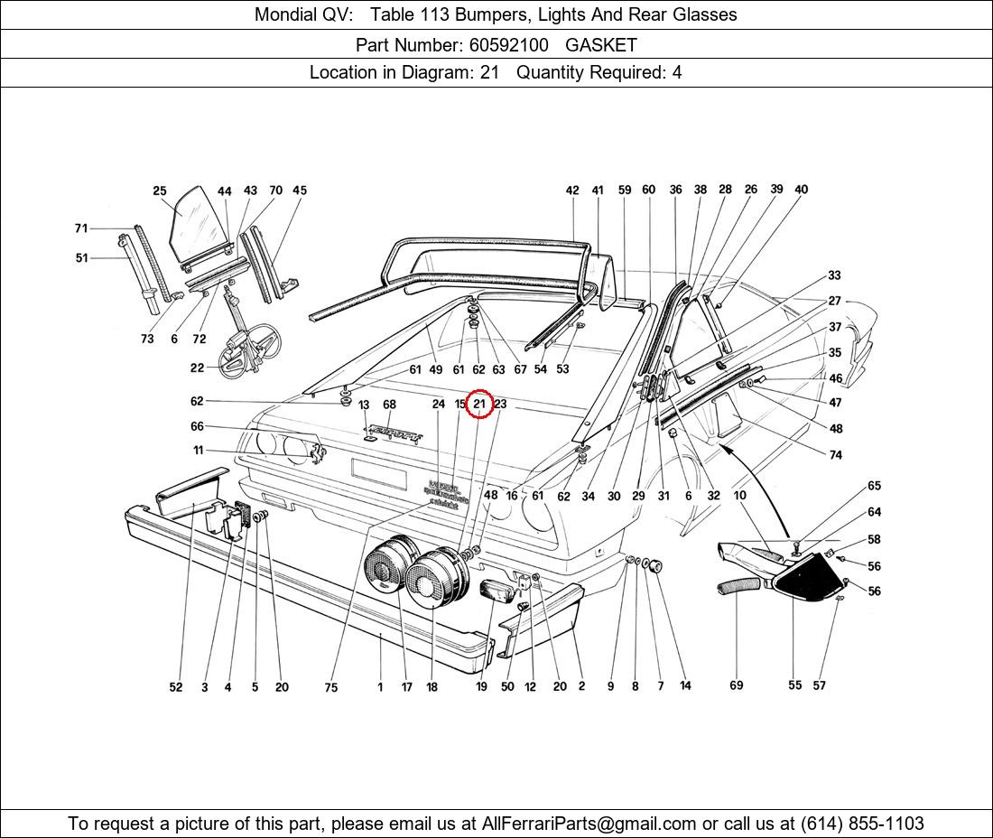 Ferrari Part 60592100