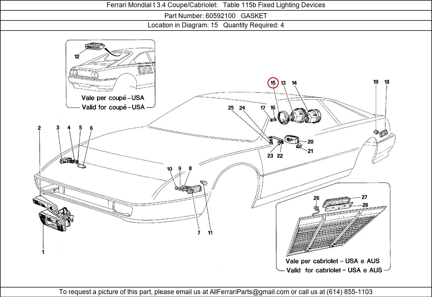 Ferrari Part 60592100