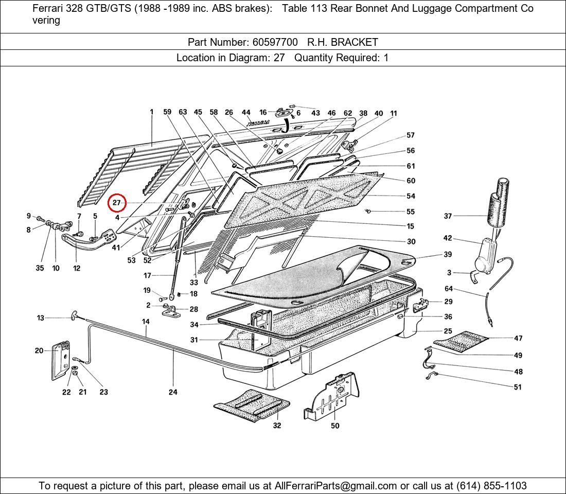 Ferrari Part 60597700