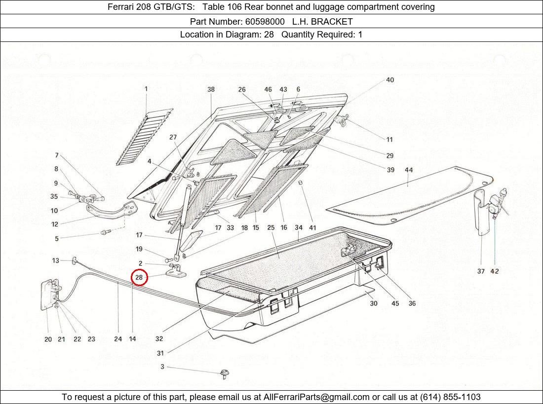 Ferrari Part 60598000