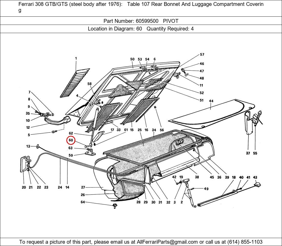 Ferrari Part 60599500