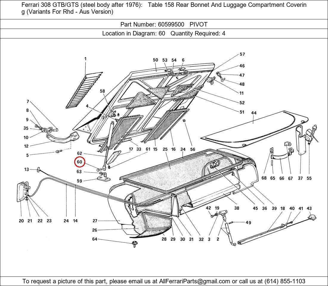 Ferrari Part 60599500