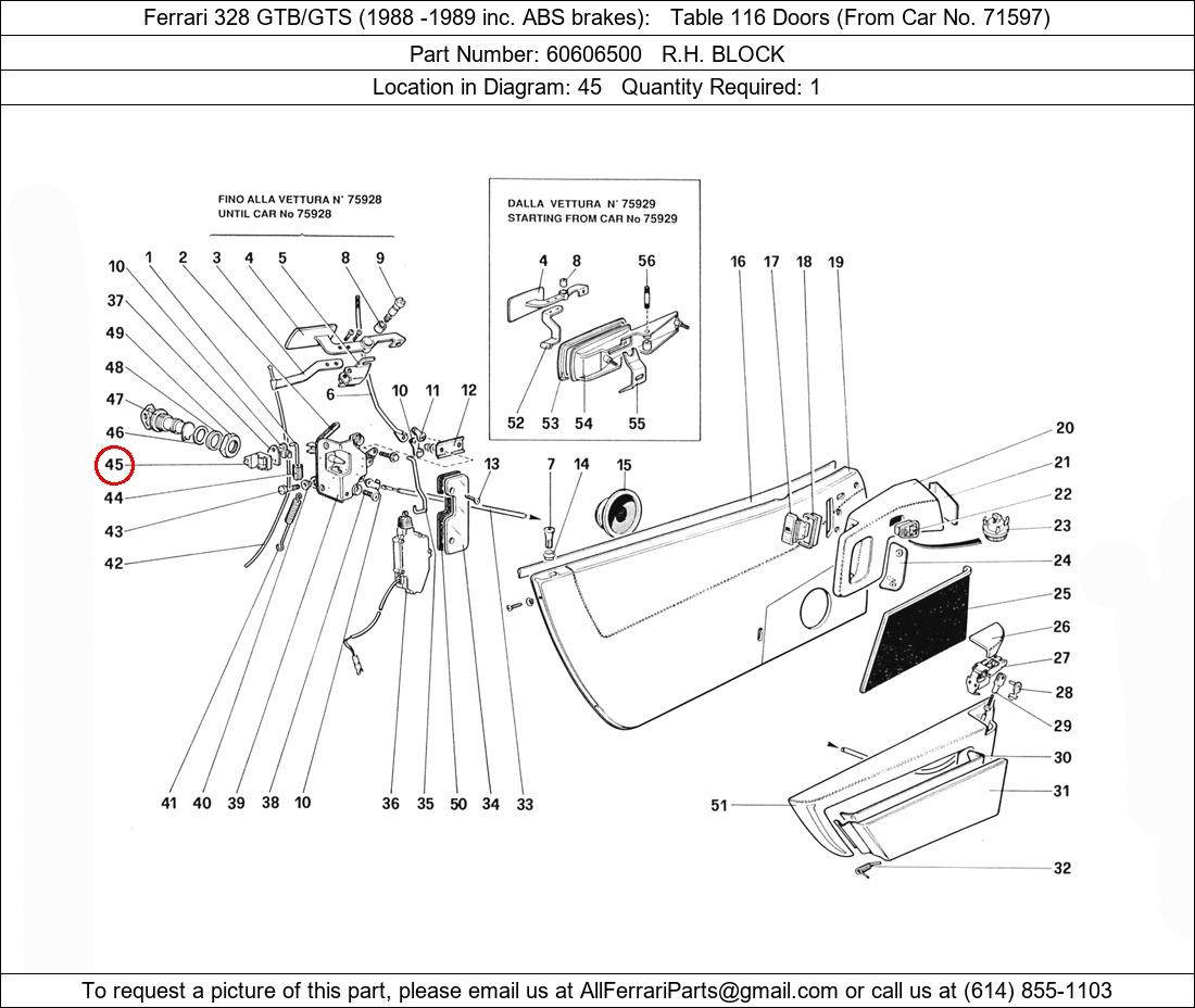 Ferrari Part 60606500